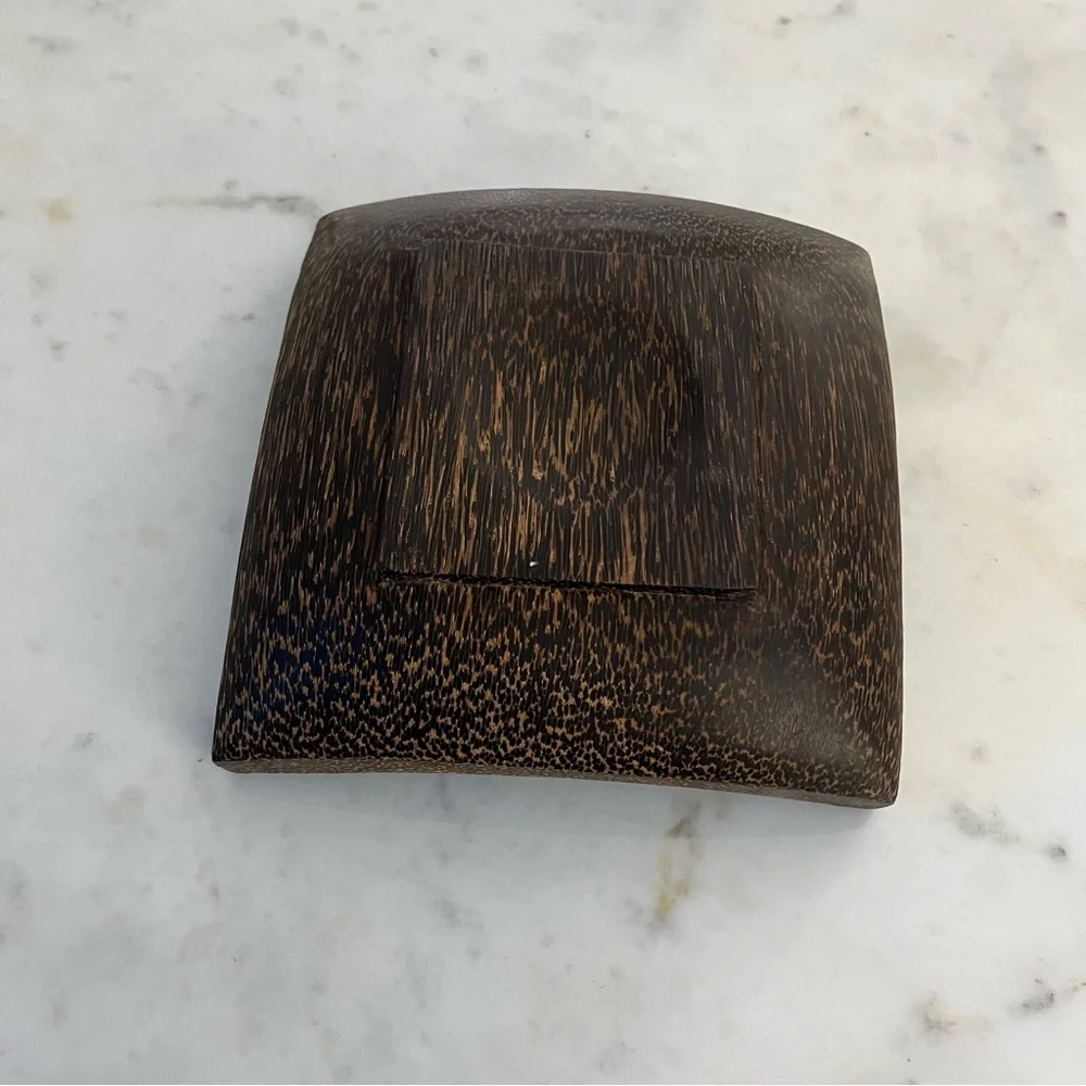 Balinese zebrawood decorative bowl